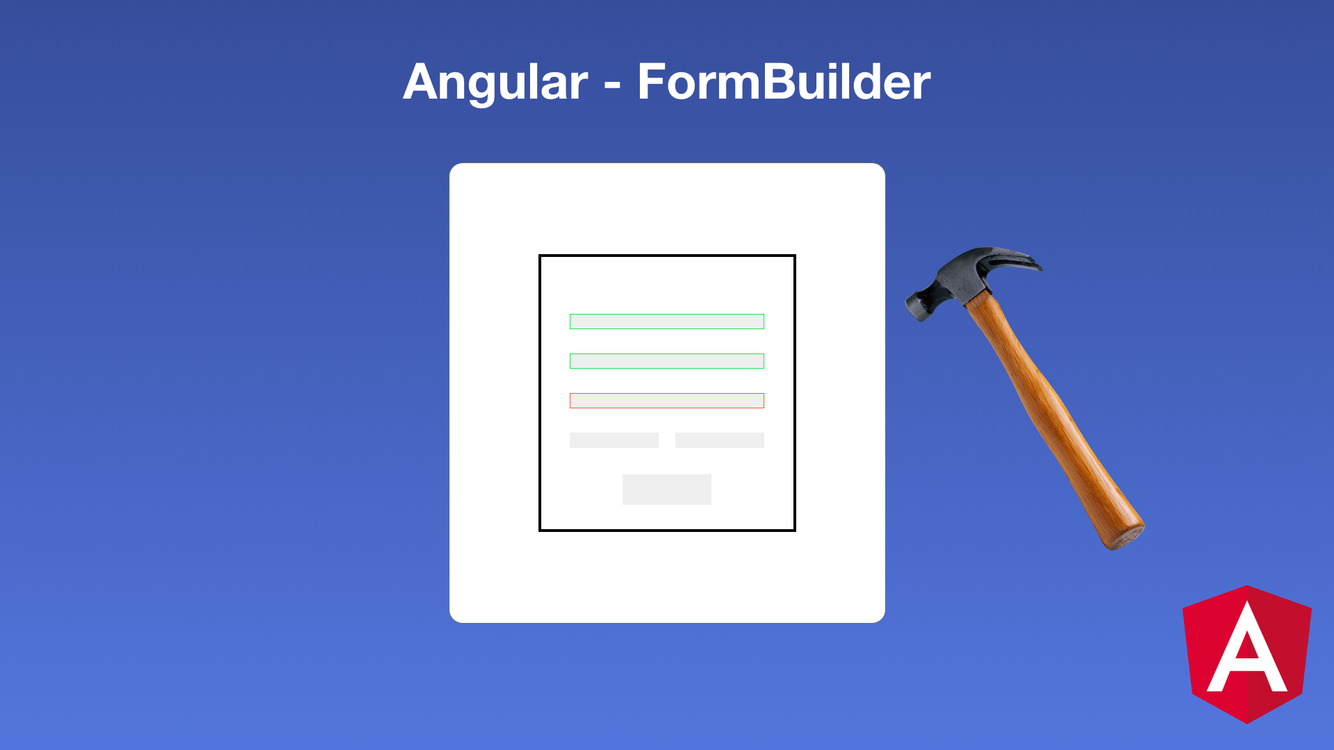 Angular - FormBuilder